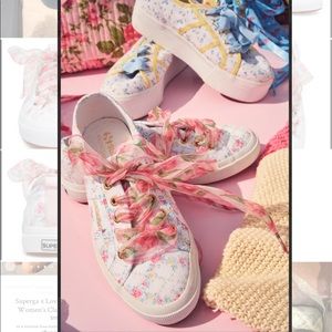 💗SOLD OUT💗LOVESHACKFANCY SUPERGA GREEN LEAF SHOE